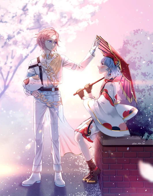 #あんスタ#桜河こはく#紫之創 