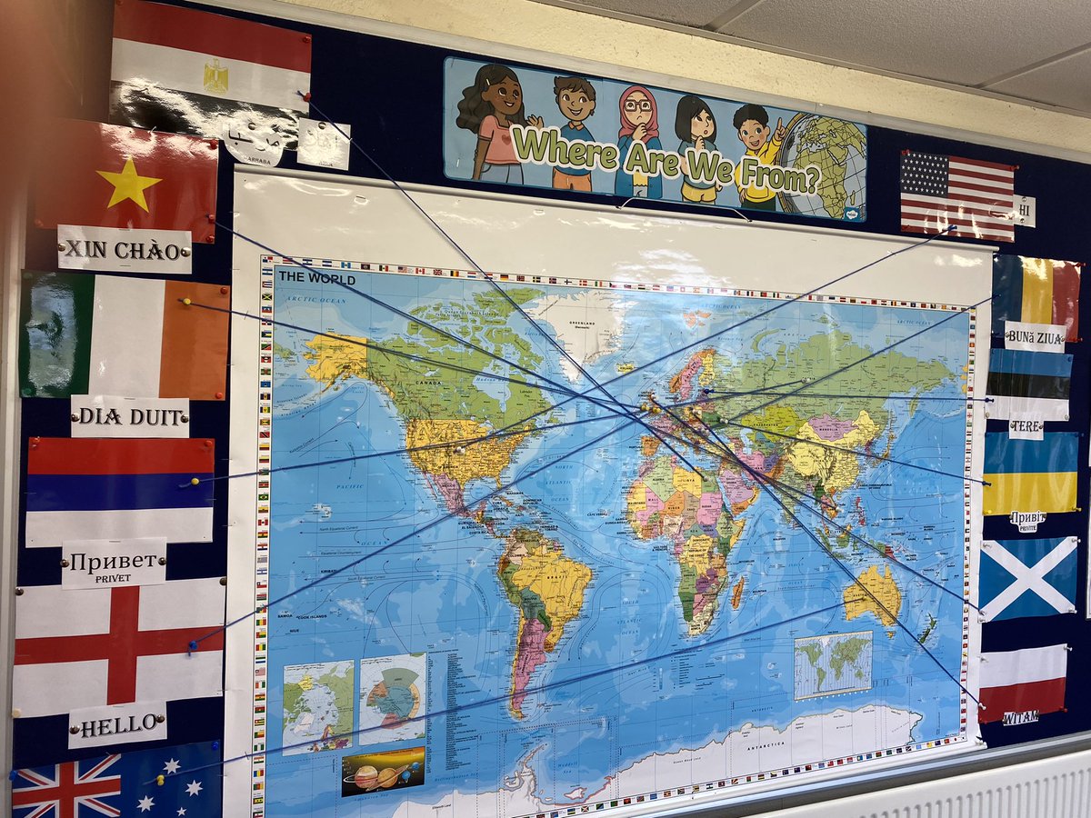 We are delighted to have our new corridor display ready to celebrate Intercultural Day @RathnureNS. It’s amazing to see all the parts of the world our school community are linked to. #globalawareness <a href="/GreenSchoolsIre/">Green-Schools</a> #globalcitizens