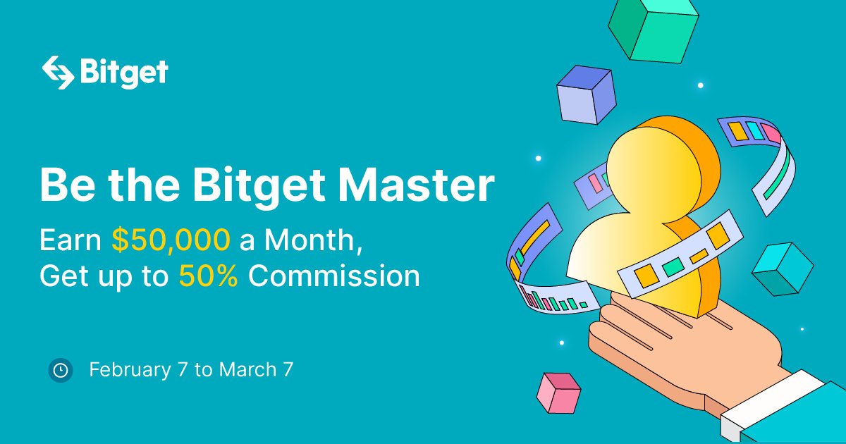 #Bitget is looking for:
- Content creators
- Influencers
- Seasoned traders with a large following

Do you have what it takes to become a #Bitget Master? - docs.google.com/forms/d/e/1FAI…

Check out the details on how to apply. bitget.com/en/support/art…