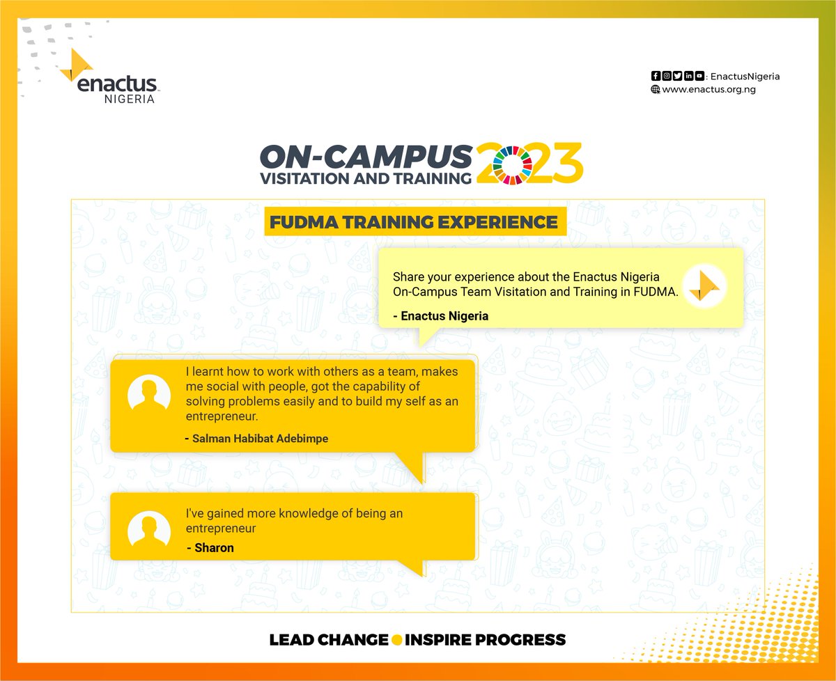 SMARTRECOVERY10's tweet photo. It was an ecstatic experience for the Enactus Nigerian students visited. Don’t just take our word for it . Hear from them.

#enactusngoncampus23 https://t.co/PQCopdmqSl