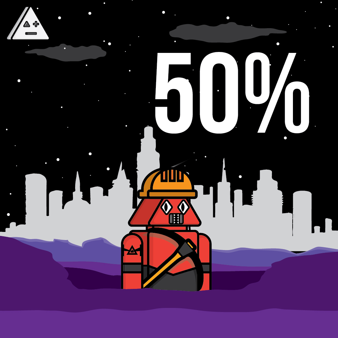 1/ <a href="/Beamprivacy/">BeamPrivacy</a> $BEAM just mined 50% of its total supply! 😱⛏️🦾