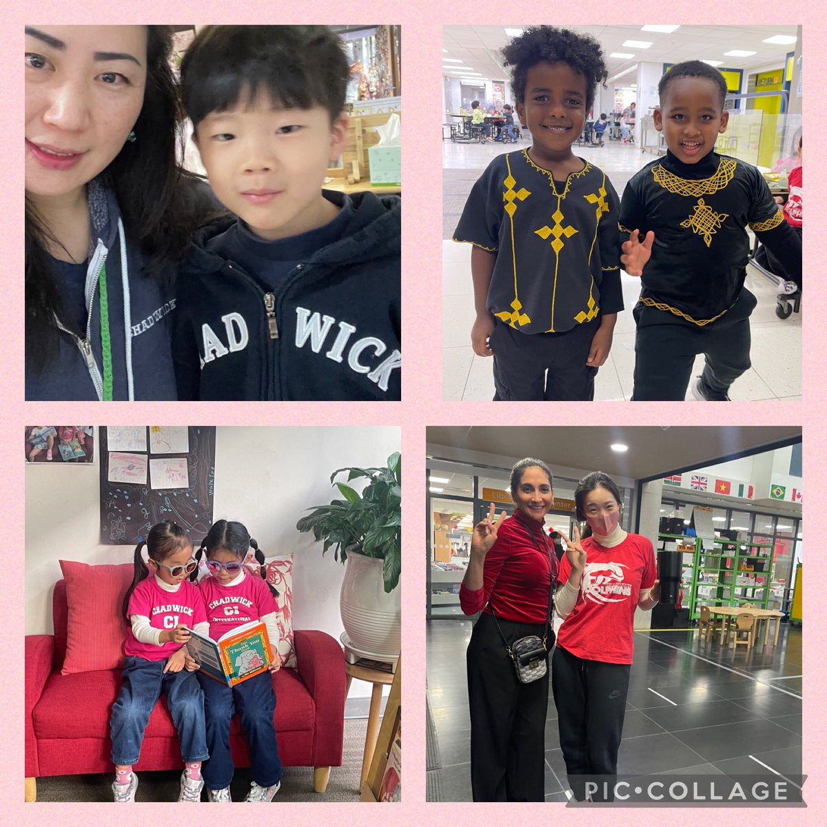 Twinning highlights 🐬 during spirit week @Intl_Chadwick A special someone took it literally! 😂 We even had triplets!✨