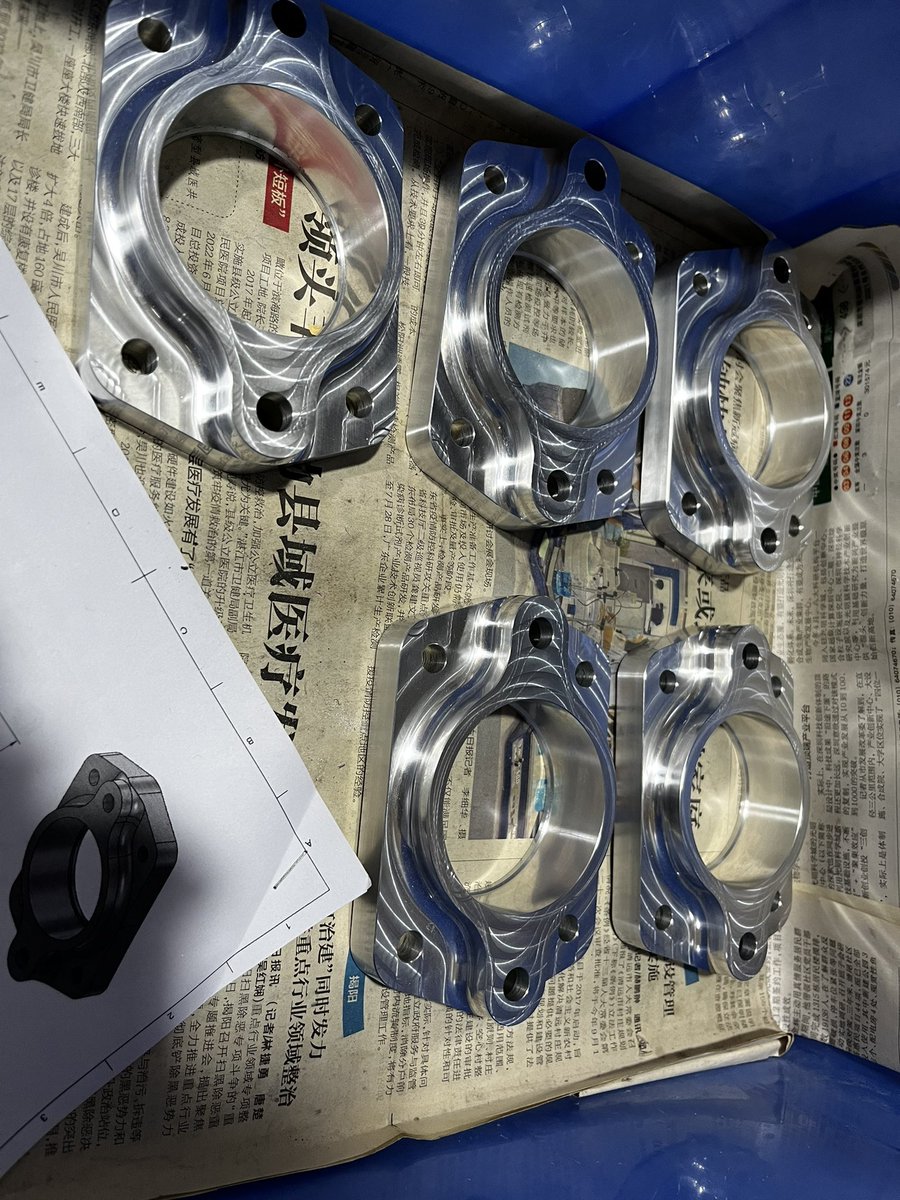 JimwellCo's tweet photo. CNC Machining Parts from JimWell Precision- Brake Master Cylinder, Zero-EV Defender Adapter
#cnc 
#machiningpart
#prototyping 
#JimWellPrecision
#cncporn
#metalworking
#precisionparts
#fabrication 
#manufacturing
#engineeringlife 
#instanachinist
#cncmilling
#turning
#cncshop https://t.co/JcaN7Clrr4