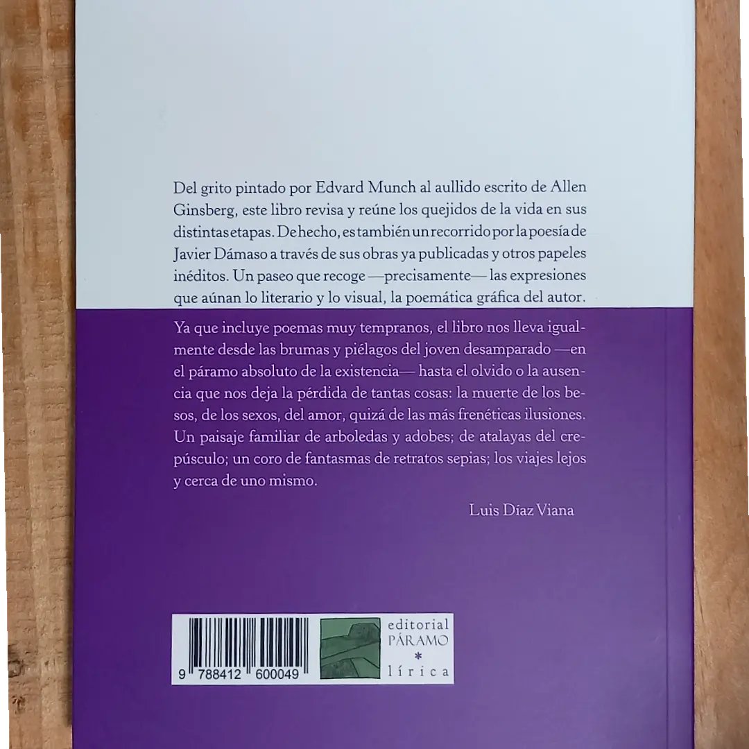 EditorialParamo's tweet photo. Esta semana llegó de imprenta 'Esto es un grito (poesía visual)', de Javier Dámaso, que será presentado por los escritores Yolanda Izard y Luis Díaz Viana mañana a las 20h en la galería de arte Espacio abierto, donde se encuentra expuesta la obra 
#editorialparamo #poesiavisual https://t.co/YLayPvHoGT