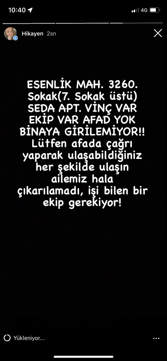 buseyorulma's tweet photo. @AFADBaskanlik @haluklevent @OguzhanUgur @AFADHatay @ahbap @ahbaphatay @HatayBSB https://t.co/AEapiFwkx3