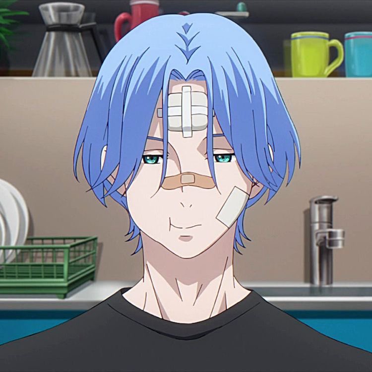 yuriyaoiniko's tweet photo. happy birthday to my fav blue haired gay character 💙:> #langahasegawa #langask8 #SK8THEINFINITY #SK8エスケーエイト #langasbirthday https://t.co/TbxHUt21UO