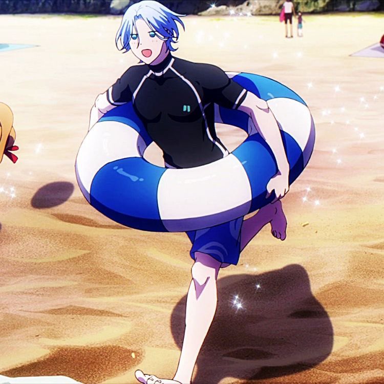 yuriyaoiniko's tweet photo. happy birthday to my fav blue haired gay character 💙:> #langahasegawa #langask8 #SK8THEINFINITY #SK8エスケーエイト #langasbirthday https://t.co/TbxHUt21UO