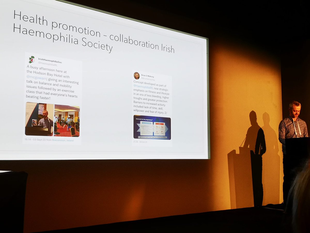 Delighted to present at @EAHADnews on PA in this new treatment landscape. Great Irish representation at the Allied Health Day #EAHAD2023 @stjamesdublin @HaemophiliaIRL @paula_loughnane @sheilsroc @mekennedypt @Brianhemophilia @brid_wilson @niamhphysio @oconnn04