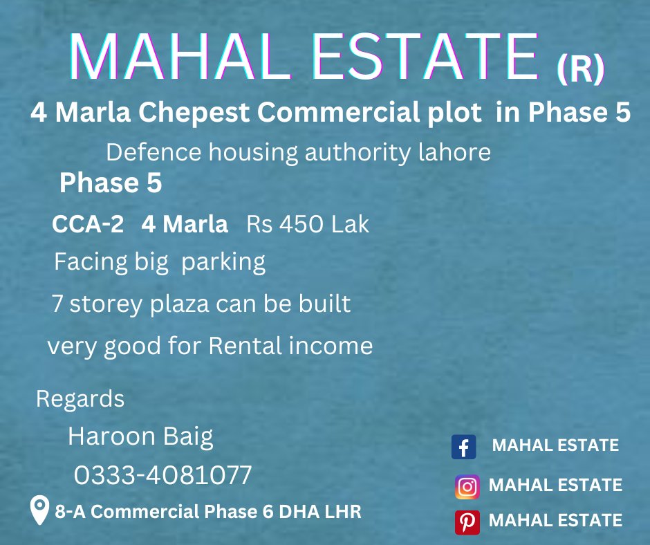 MahalEstate's tweet image. 