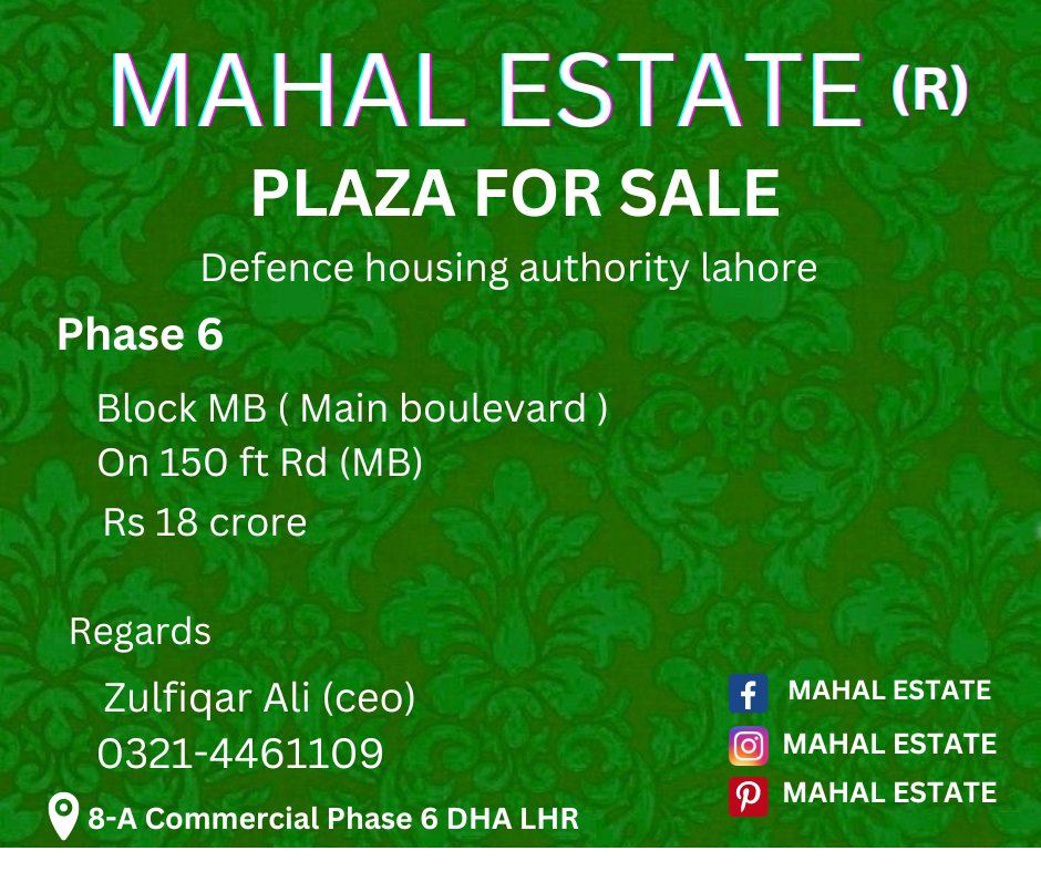 MahalEstate's tweet image. 