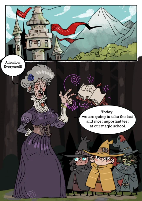 I made shitty comics 
please enjoy 

Summoning(1/3)

#comics #cartoon 