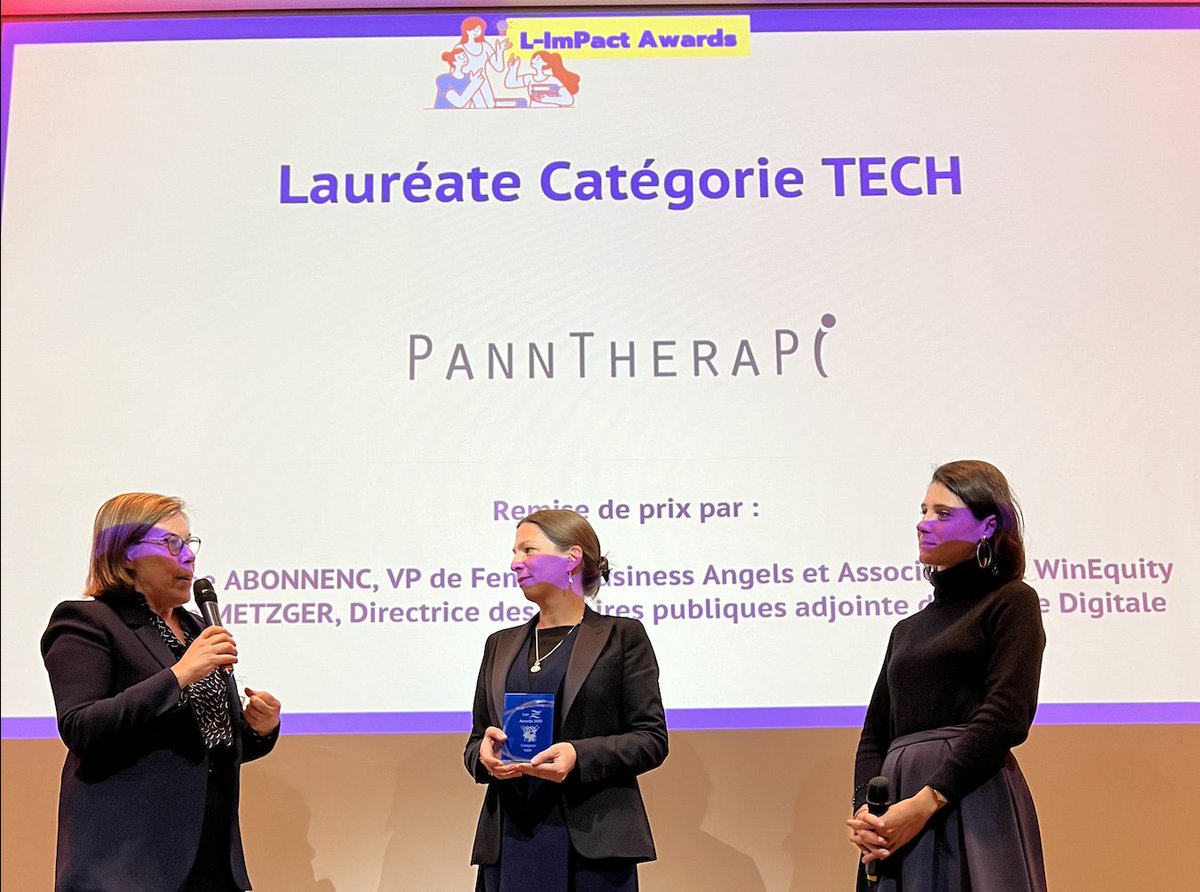 Oracle_France's tweet photo. [🏆 #LImpact Award 2023] Bravo à Panntherapi pour sa récompense dans la catégorie #tech remise hier !

Bravo également à toutes les entrepreneuses d’aujourd’hui et de demain 👏
@OracleWomenLead #Startup #WomenInTech @wnilaigh https://t.co/LeuIT4AxGi