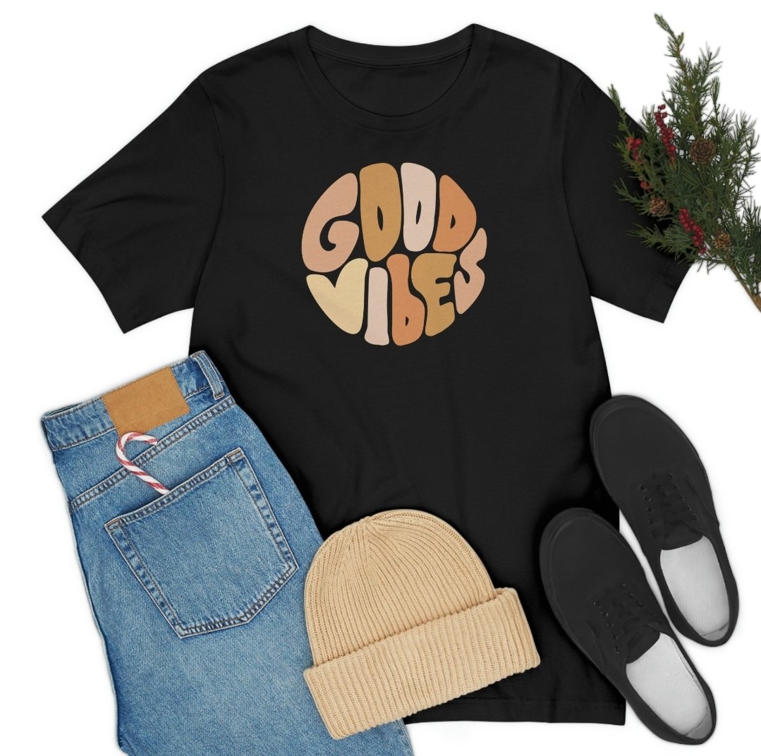 dontlukeco's tweet photo. Good Vibes Tee 15% off now!
https://t.co/6EAabCMMlH
Spread some good vibes with this stylish t-shirt. The lightweight fabric is comfortable and breathable, perfect for any summer day. Show off your good vibes with this unique t-shirt.
#esty #sale #goodvibes #EtsySeller #estyshop https://t.co/eZZR77ya56
