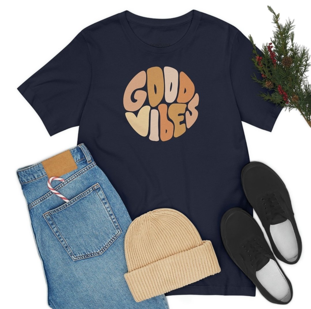 dontlukeco's tweet photo. Good Vibes Tee 15% off now!
https://t.co/6EAabCMMlH
Spread some good vibes with this stylish t-shirt. The lightweight fabric is comfortable and breathable, perfect for any summer day. Show off your good vibes with this unique t-shirt.
#esty #sale #goodvibes #EtsySeller #estyshop https://t.co/eZZR77ya56