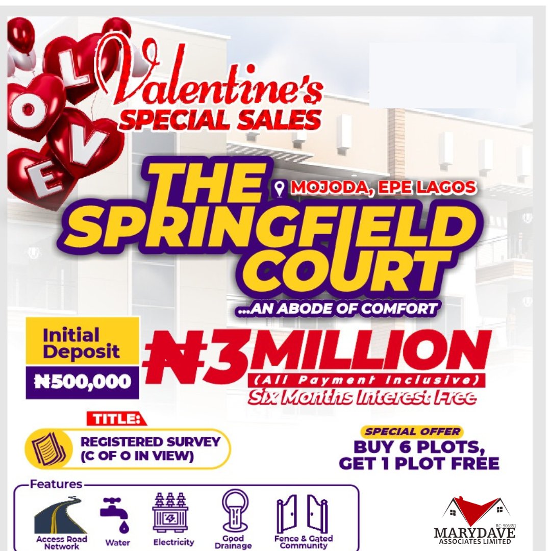 MarydaveLtd's tweet photo. #funkeakindele #zenithbank #sterlingbank #asuu #olamide #psquare #nairascarcity #portable #leavemyevidence #atm #marydaveassociatesltd #valentine #land #epe #available #forsales #realestate #lagosproperties #investment https://t.co/mKQ6TDgawO