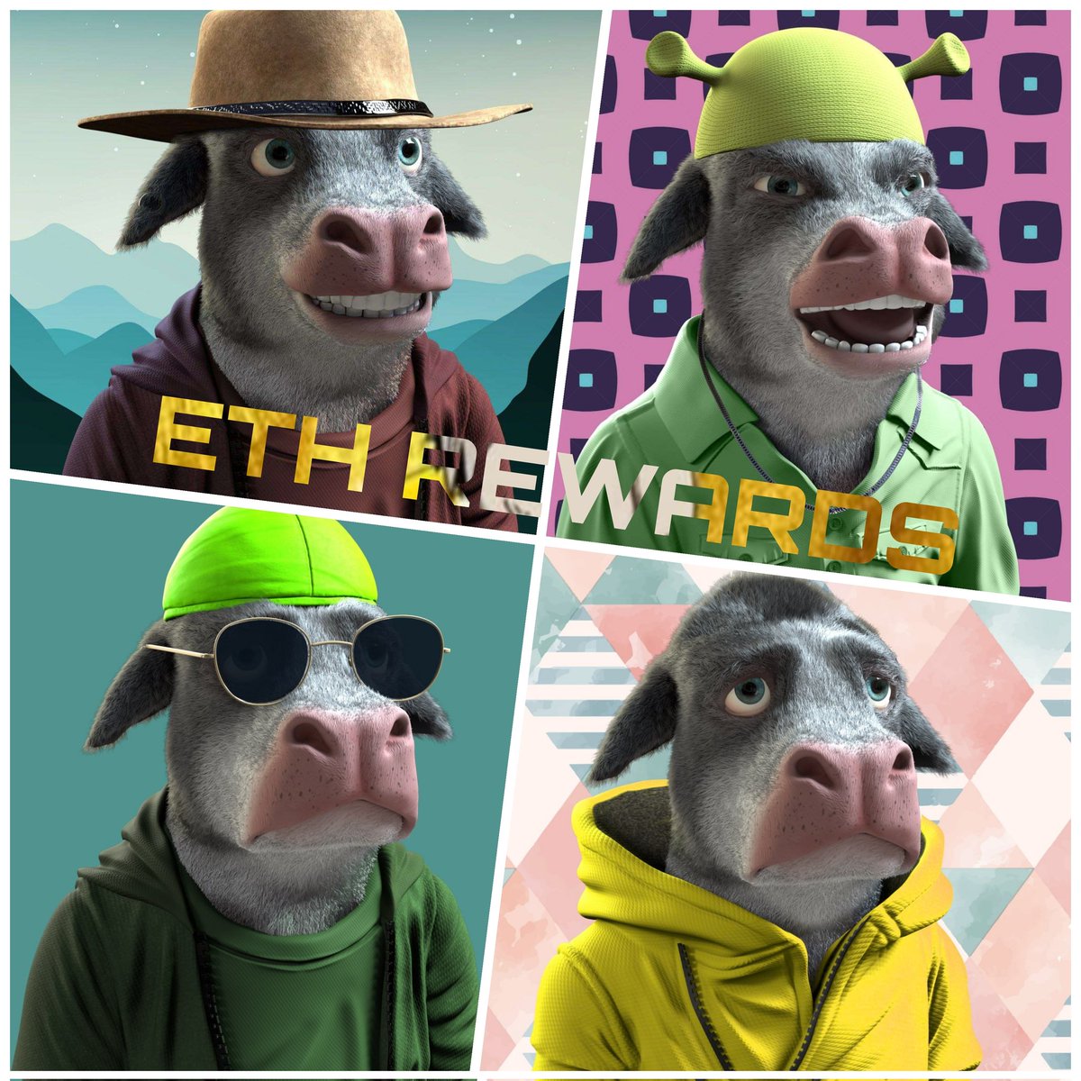 GMOOO GMOOO Beautiful COWmunity 🐮 

Less than 3 days for #ETH Rewards Distribution 💵 

All you have to do is to hold #CashCow NFT and you get #ETH every Friday👌 
Check Official #opensea Collection ✅

opensea.io/collection/cas…
Also $MOO Token Ready for next leg up 💹  

#NFTs