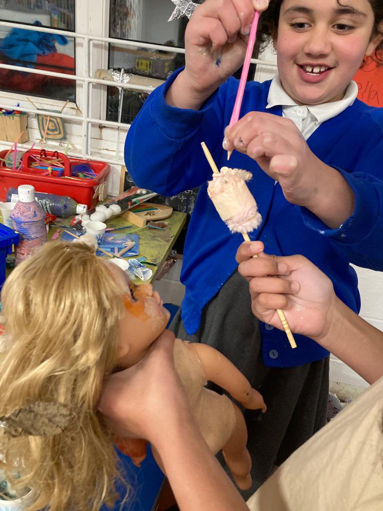 Play_Glos's tweet photo. Our dolls had some serious makeover time at #Play2Nurture last night!
@TNLComFund #ChildLedPlay #TimeToBe #PlayWorkWorks #PlayMatters #TherapeuticPlay https://t.co/K6zAa2L95q