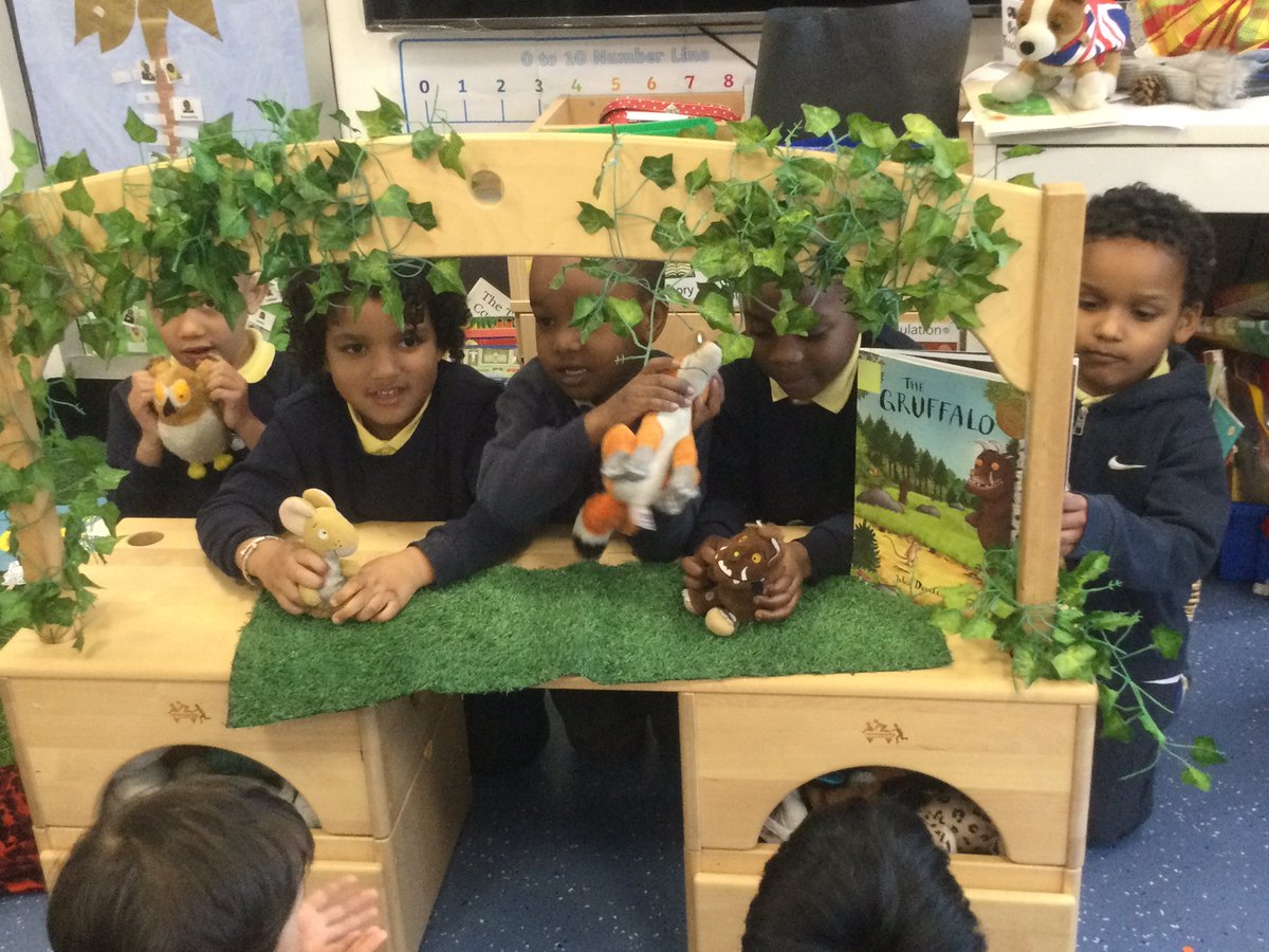 Morningside_ps's tweet photo. Reception have been building on their knowledge of animal habitats through the story ‘The Gruffalo’. The children have been enjoying retelling the story both in the classroom and on our Forest School trips. #morningsideprimaryschool #reception #EYFS #hackneyforestschool https://t.co/gYyvS89UVM