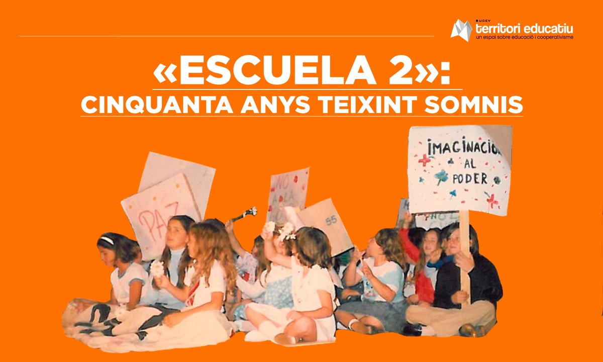 🟠Hui recordem els inicis de la cooperativa d'ensenyament «Escuela 2». A través del llibre «Escuela 2: tejiendo mariposas» ens endinsem, en els principis socials i pedagògics que han guiat aquest projecte des dels seus inicis.
👉cutt.ly/D3ah3ZY 👀
