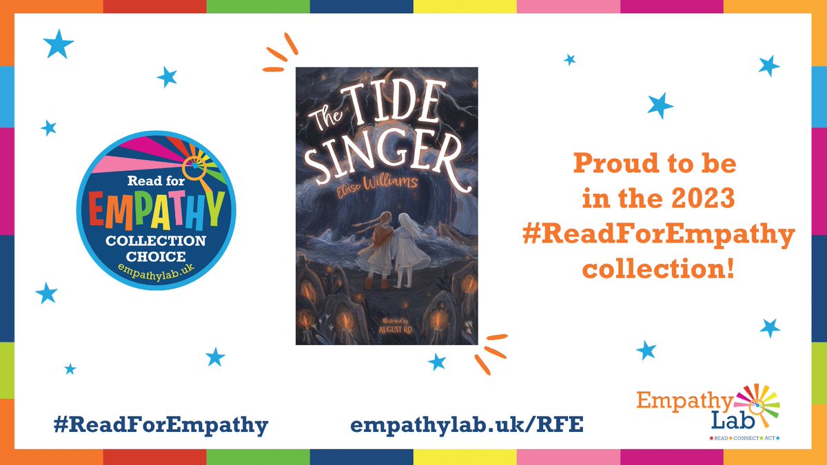 ✨I'm absolutely delighted that my book THE TIDE SINGER has been chosen for the 2023 #ReadForEmpathy collection @EmpathyLabUK ✨

You can find out about the full collection of empathy building books here -  empathylab.uk/RFE-2023