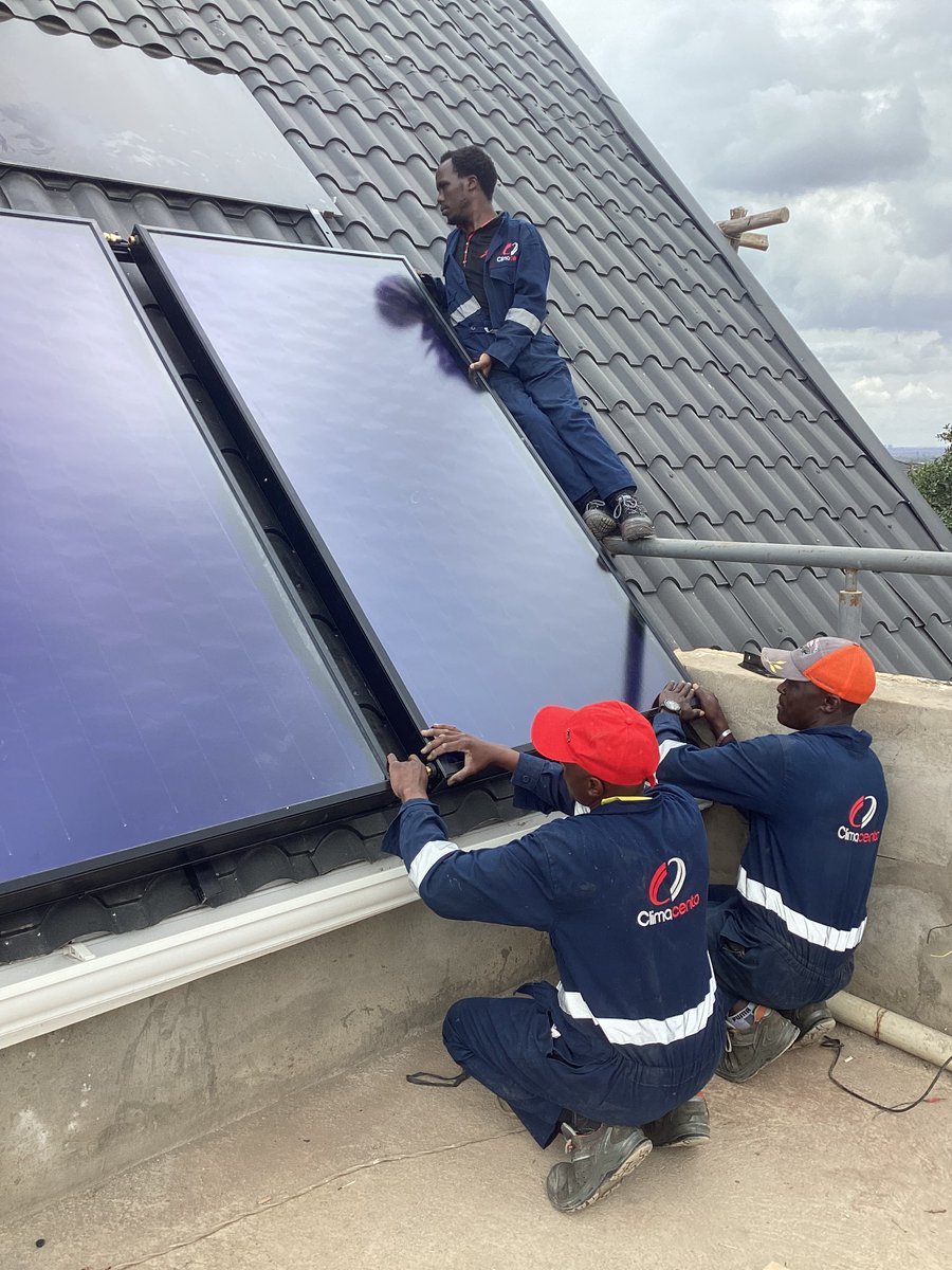 Flat plate installation in Rongai.

#cleanpower #renewableenergy #February #sites #climatechange #cleanenergyfuture #EPRA #constructionkenya #powerbills #energy #site #solarwaterheater #neatinstallation #homeownership #hotshowers