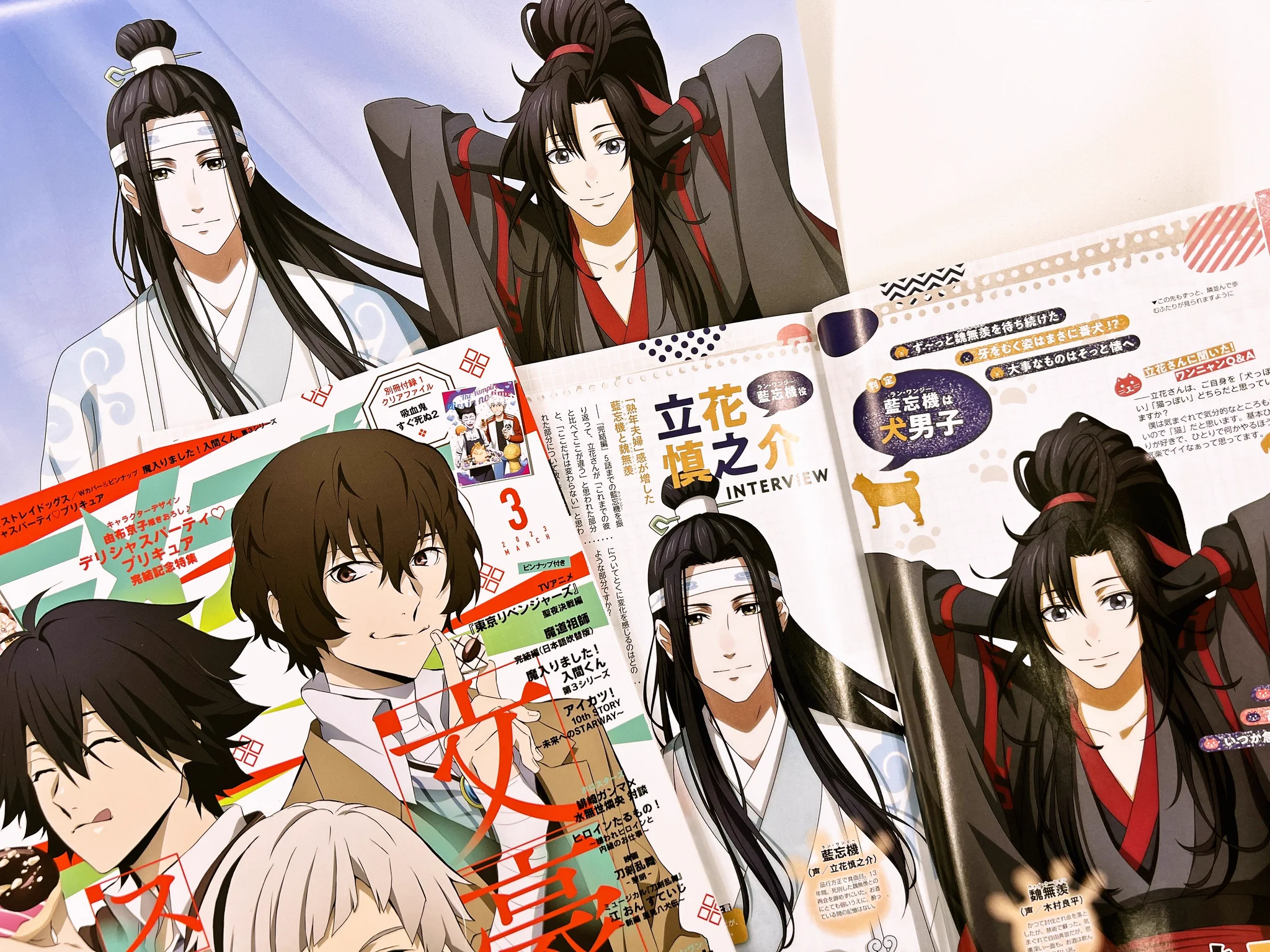 魔道祖師 天官賜福 Pash! アニメディア 切り抜き 特典 アニメディア編集部 on X: 