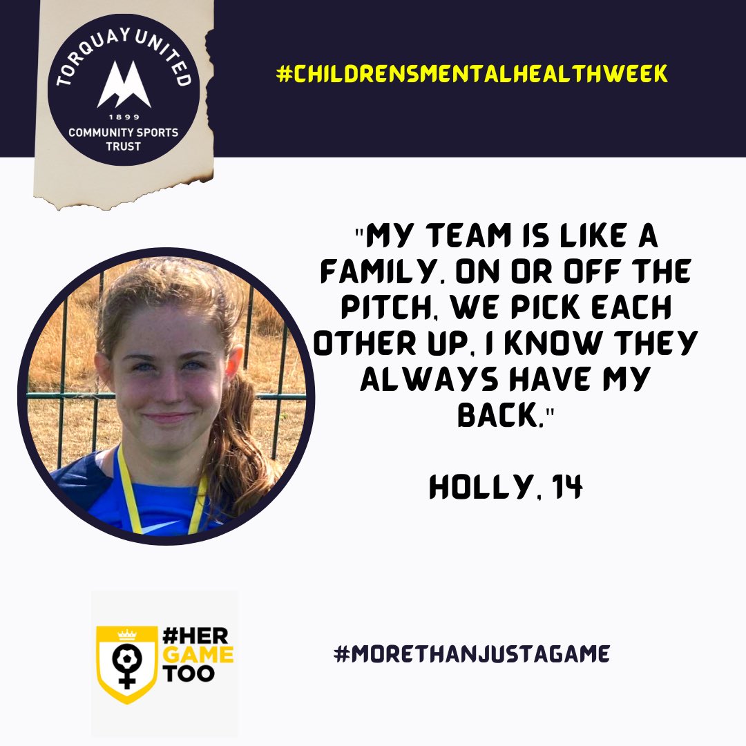 TUCSTrust's tweet photo. GIRLS FOOTBALL | CHILDREN’S MENTAL HEALTH WEEK 2023
More than just a game ⚽️
#Family #HaveMyBack
#Yellows #Blues #GoGirls #Fun #Learning #Development #HerGameToo https://t.co/8ha1QFT7Hr