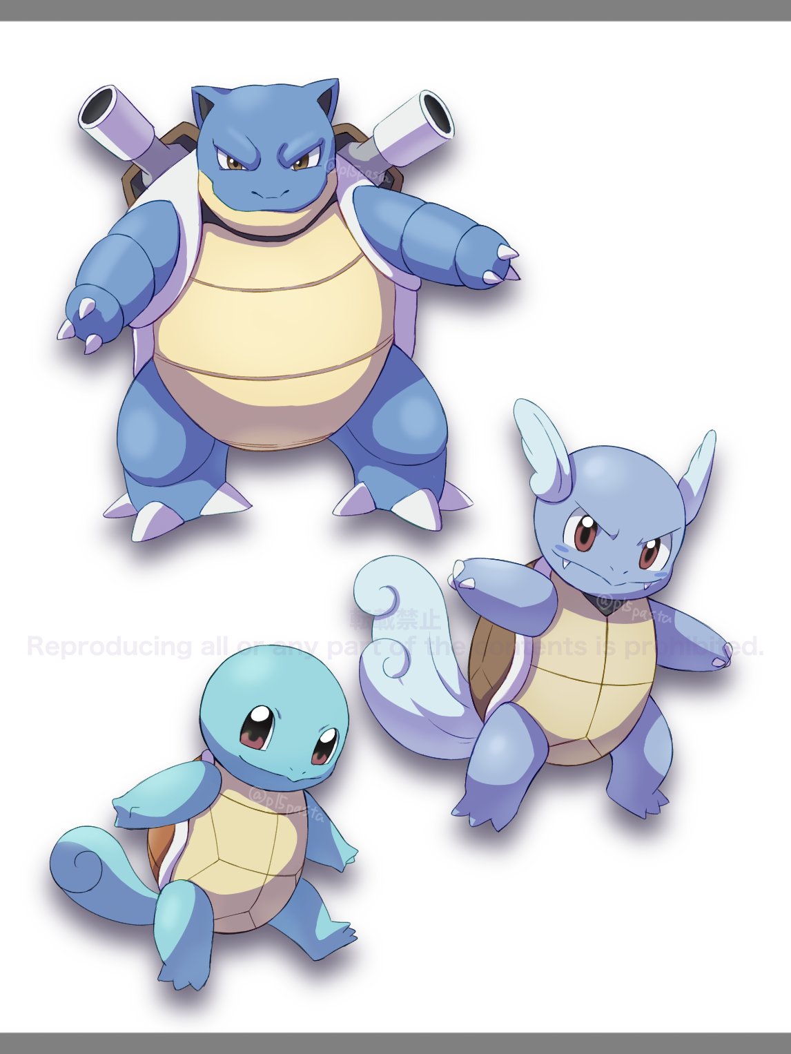 ポケットモンスター HB カメックス 旧バトル鉛筆 ゼニガメ カメール