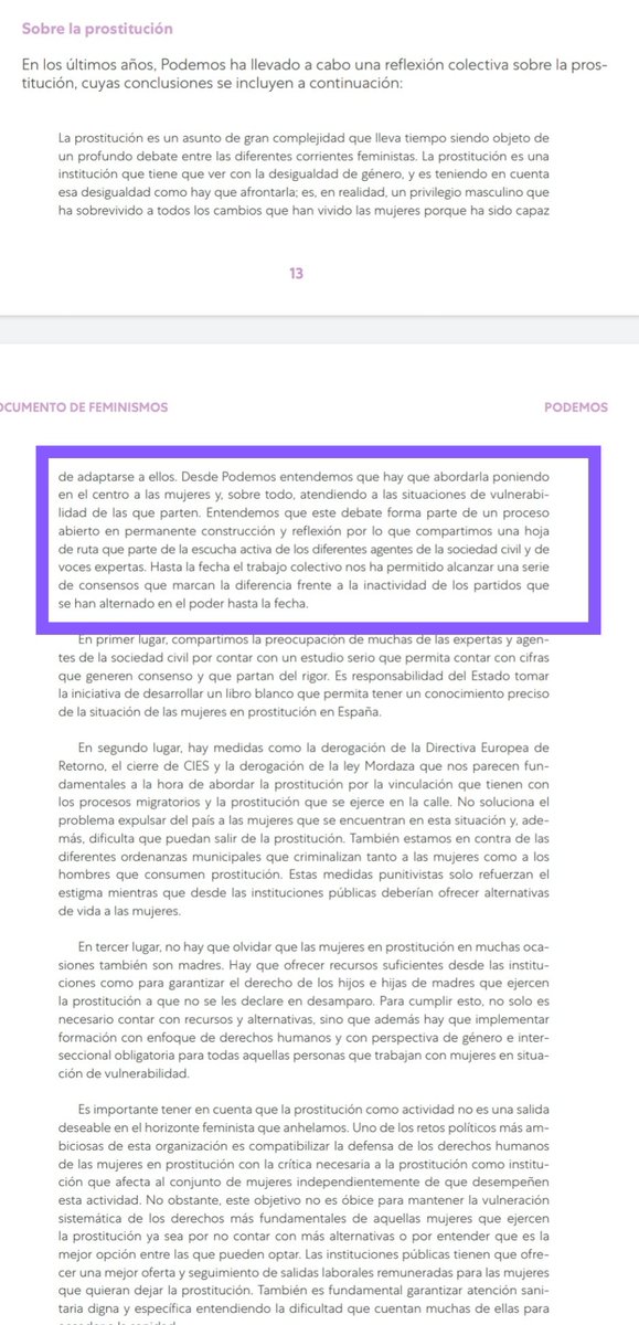 AstrasTs's tweet photo. Las palabras suenan huecas y sin compromiso, cuando los hechos indican que se actúa en contra de sus propias bases. 
Los documentos de Feminismo de @PODEMOS ponen en el centro del contexto a las mujeres.  Seguimos esperando que os reunais con  las #TrabajadorasSexuales https://t.co/spg60CvyXt