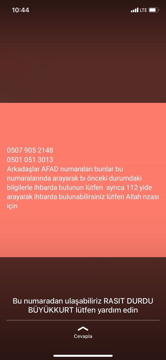 Kahramanmaraş Lütfen ses geliyormuş