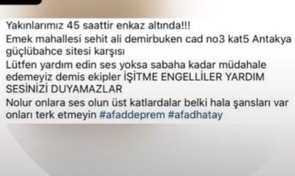 Ne demek ses yoksa müdahale yok. İŞİTME ENGELLİLER NE OLUCAK PEKİ!
<a href="/AFADBaskanlik/">AFAD</a> <a href="/OguzhanUgur/">Oğuzhan Uğur</a> <a href="/haluklevent/">Haluk Levent ( Ahbap Ekibi )</a> <a href="/acunilicali/">Acun Ilıcalı</a>