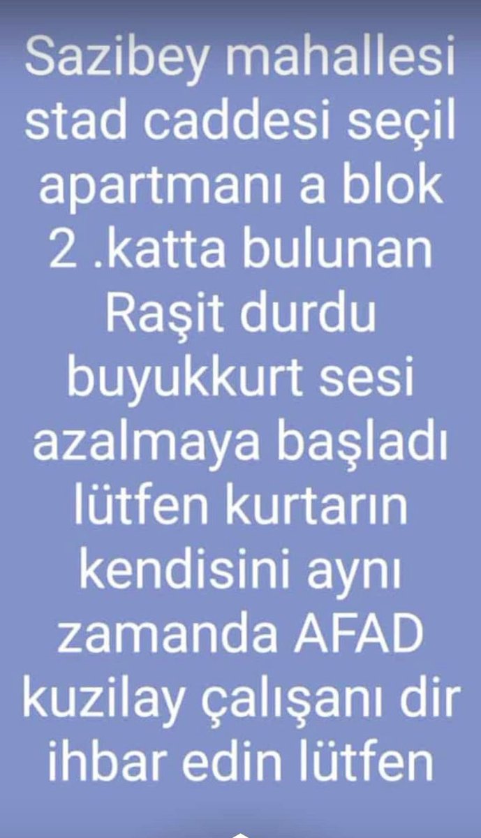 Kahramanmaraş lütfen 🙏