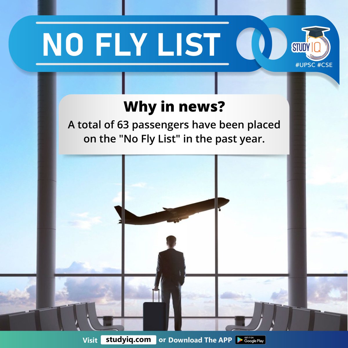 upsciq's tweet photo. No Fly List

#noflylist #whyinnews #passengers #airtravelers #unrulybehaviour #pilotincommand #internalcommittee #airline #appellatecommittee #ministryofcivilaviation #physicalunruliness #lifethreateningbehaviour #upsc #cse #worldnews #ips #ias #worldaffairs https://t.co/T89nsuvpkF