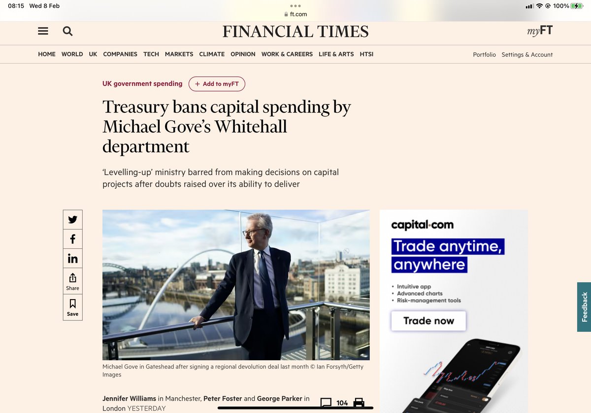 alistairmcint14's tweet photo. The spending block is bad - but I can see why the Treasury is anxious about DLUHC - in the end public suffers - my verdict on DLUHC leadership https://t.co/MC45ok5jpj https://t.co/wjMIBiGtmW
