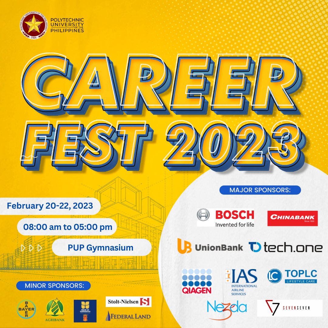 PUP (Official) on Twitter "1/2 Get ready for the future! Career Fest