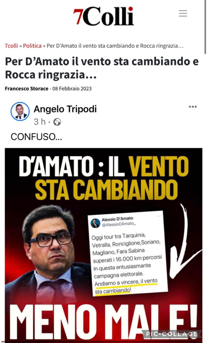 Storace's tweet photo. Dal sito #7colli: #Tripodi (#Lega) pizzica il confuso candidato della #sinistra
https://t.co/RjeLkzLGmE https://t.co/Y6oWlKN5ft