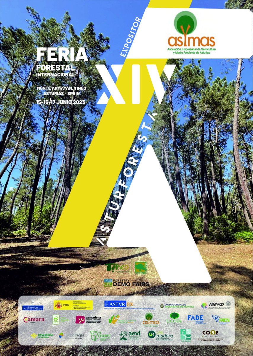 Asturforesta's tweet photo. Yo participo en Asturforesta 2023. Feria Forestal Internacional.
I participate in Asturforesta 2023. International Forestry Fair. @asymas_
#Tineo #forestry #fairs #forestrydemofairs #asturforesta
#asturforesta2023 #soyexpositorasturforesta #asymas https://t.co/rvANNsmqj9