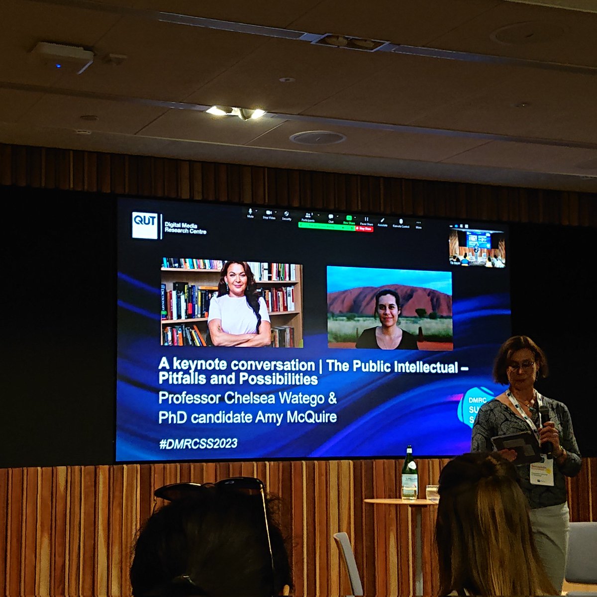 Anthony_htimS's tweet photo. Keynote speakers Prof Chelsea Watego and Journo/Author/PhD candidate Amy McQuire.
🤩 QUT Digital Media Research Centre Summer School. #DMRCSS2023 #auspol so good @BernHyland ♥️ https://t.co/JdlMlwG446