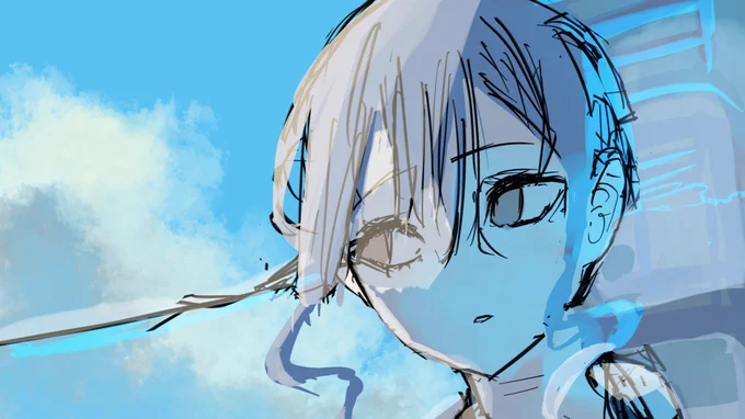 前描いてたやつとはまったく関係いないけどいい絵描けそうなのでこっち描きます 