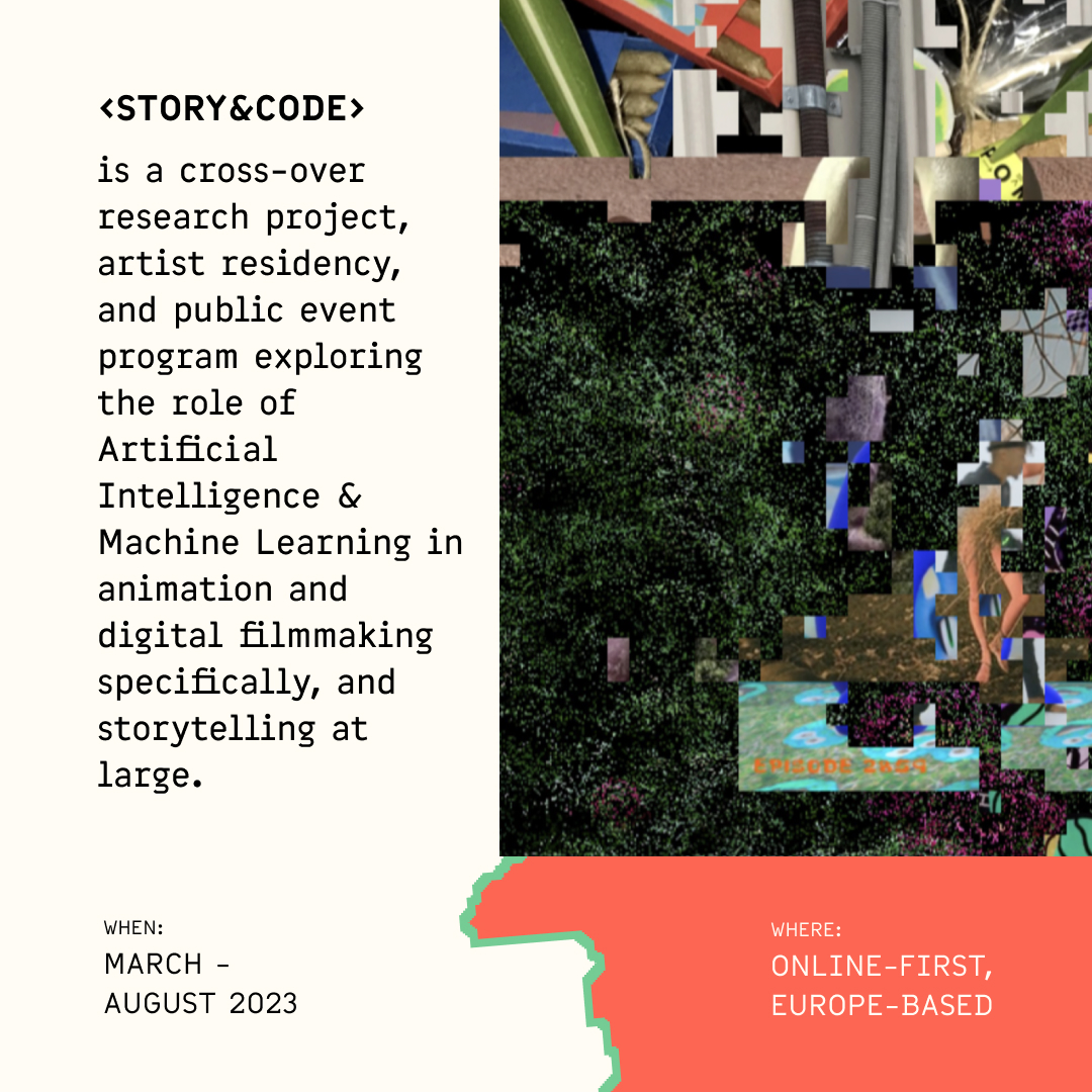 📣 Announcement: <a href="/Sub_lab_/">Sublab</a> &amp; AIxDESIGN are very excited to collaboratively launch &lt;STORY&amp;CODE&gt; : a research stream, events program &amp; arts residency exploring AI/ML in film &amp; animation 🍿

Learn more &amp; apply here: bit.ly/story-code 🎥

#AIxDesign #SubmarineLab #OpenCall