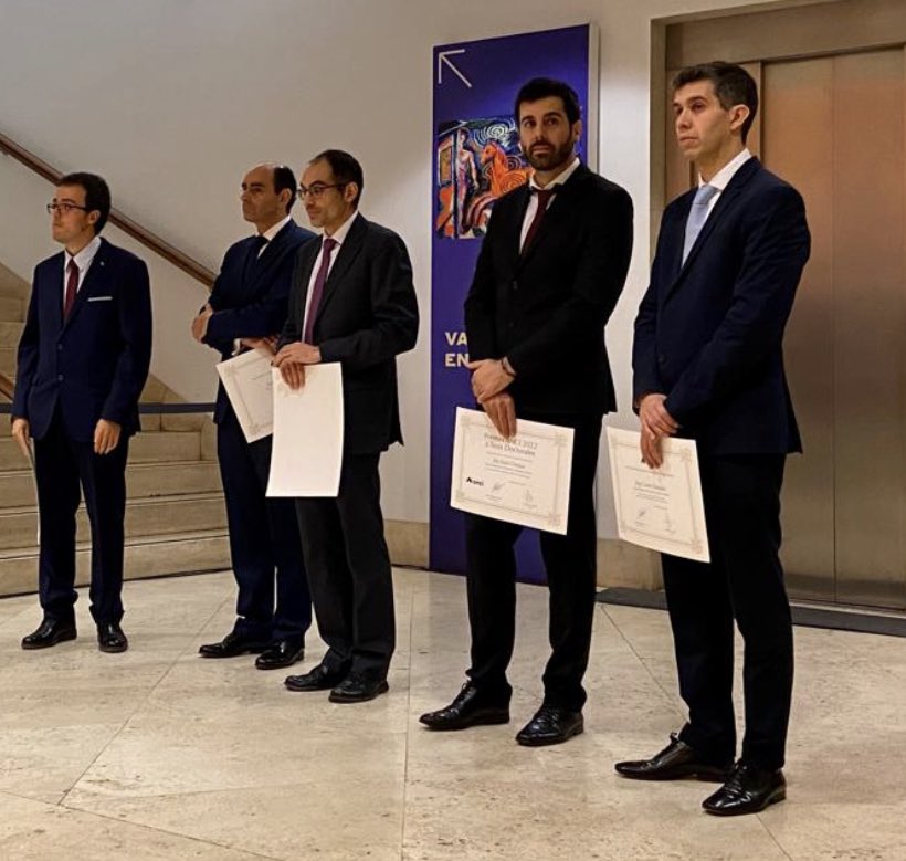 solcruzguzman's tweet photo. Son el futuro de nuestras infraestructuras. En sus manos el progreso de de nuestro país. Que alegria encontrar  a tanto bueno con acento andaluz en Premios #ANCI @Colegiocaminos #talento https://t.co/4gxgMu6dGE
