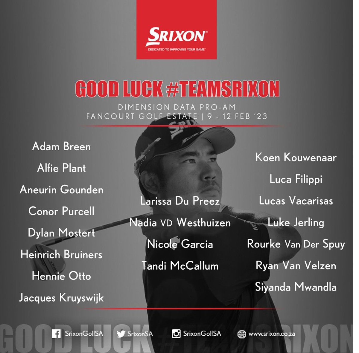 SrixonSA's tweet photo. Good luck to #TeamSrixon this week playing @FANCOURTSA 🏆 #DiDataProAm https://t.co/XcyWurLXBF