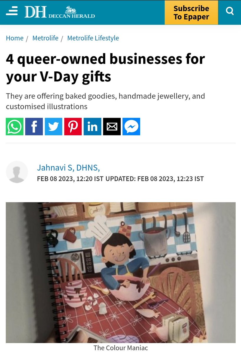 I got featured in Deccan Herald :") ❤️❤️❤️❤️
So grateful