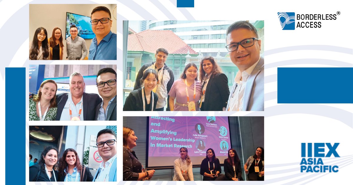 BorderlessXs's tweet photo. Engaging with business leaders and insights experts at IIEX Asia Pacific Conference 2023, here are glimpses of our team involved in enriching discussions.
For more ideas and insights, follow: #BorderlessAccess
#GreenBook #IIEXAPAC #Conference2023 #MediaInsights2023 https://t.co/kjUP7DBjeB