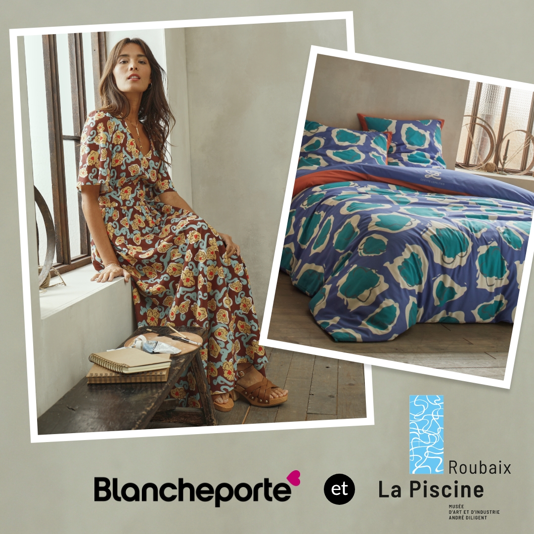 Merci au <a href="/MuseeLaPiscine/">La Piscine</a> à Roubaix qui nous a permis de créer une collection capsule inspirée des motifs de l'artiste française Odette Lepeltier (1914-2006). Exposition du 18 février au 21 mai 2023 pour découvrir ses œuvres.