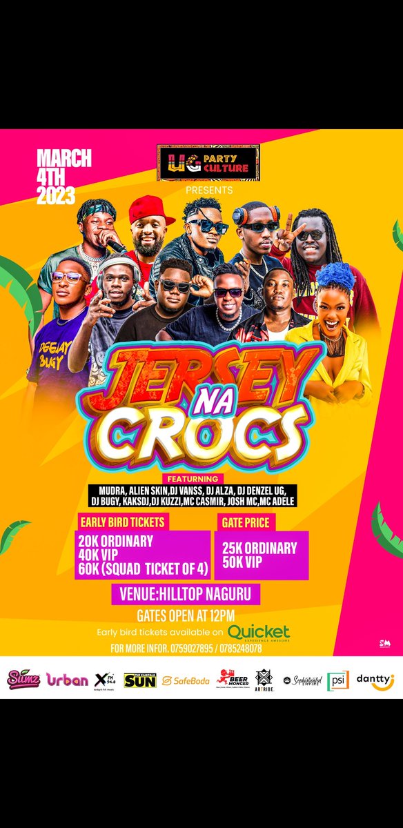 handi_peter's tweet photo. The official line is here with all favs...Buy your tickets now....Dm is open......#JERSEYNACROCS https://t.co/UHuLmvXdfA