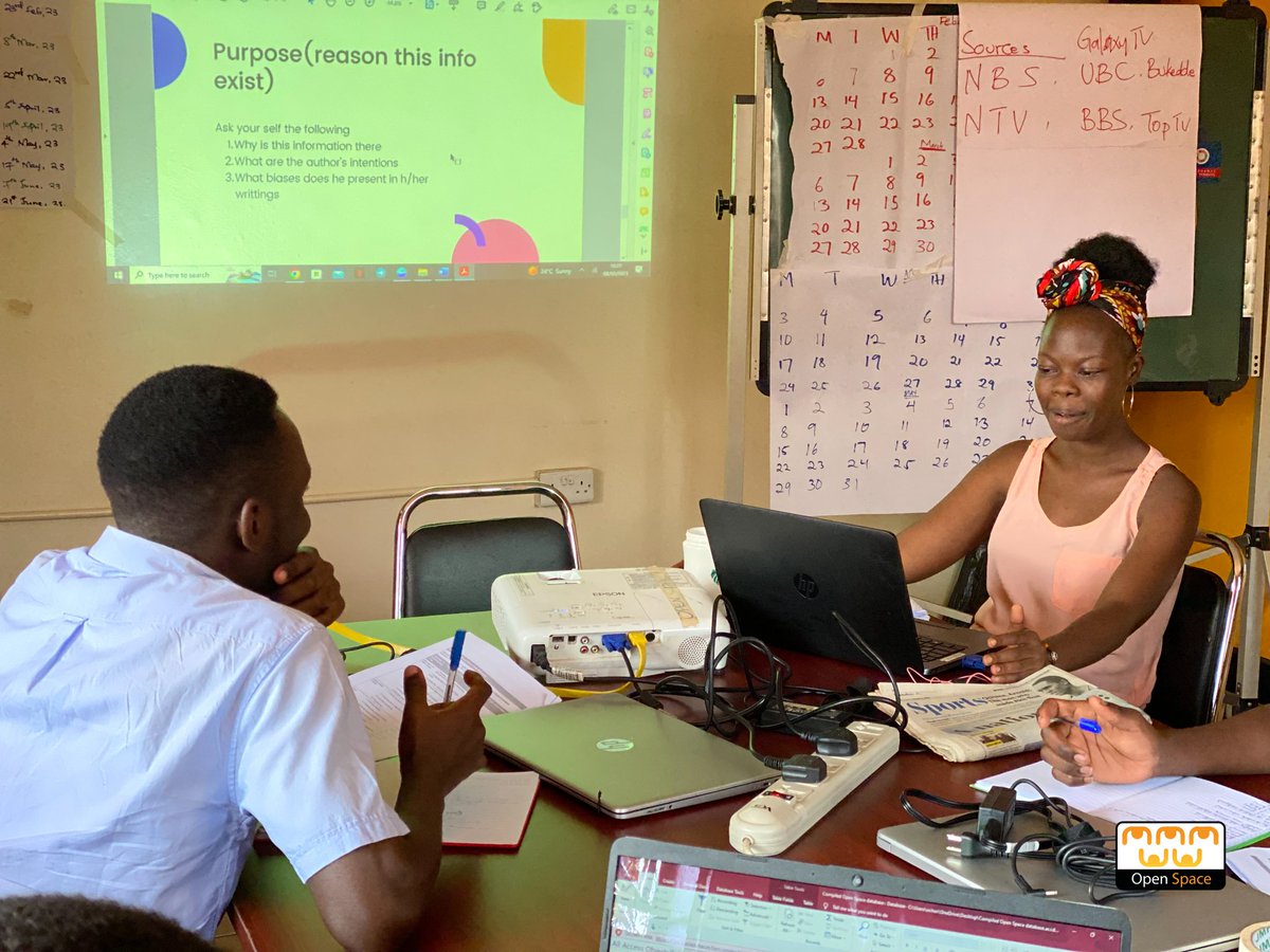 OpenSpaceUganda's tweet photo. We began the digital💻 skills sessions training today, which will last 7 weeks.
In today's session, which included youth leaders, students, and graduates, we discussed the concept of information and digital literacy and how it pertains to our everyday lives.
#DST23 https://t.co/MgbsRFsHOi