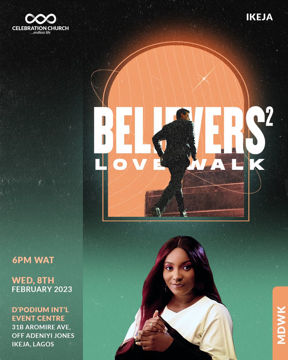 cci_ikeja's tweet image. IKEJA, ARE YOU READY??? 🕺🏾💃🏾

@cci_ikeja will now hold midweek services every Wednesday on site.

Join us this evening as we continue our global teaching series: The Believer&apos;s Love Walk.

We cannot wait to receive you! 

#Believerslovewalk #lovecode
