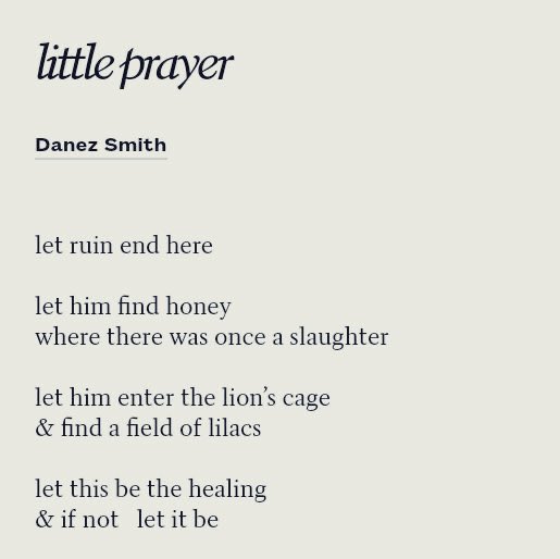 jakkybeefive's tweet photo. I’ve been praying this poem for days now. 

All the flowers @Danez_Smif 💐💐💐❤️ https://t.co/T1vELXcLIm
