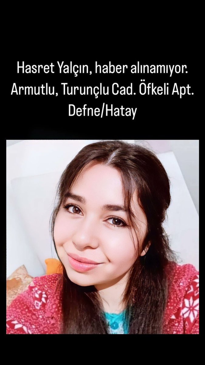 1ChefB's tweet photo. @gutitoli Hasret Yalçın
Armutlu, Turunçlu Cad. Öfkeli Apt. Defne/Hatay
Armutlu Taksi durağının karşısındaki bina.

@haluklevent @OguzhanUgur @gutitoli @BabalaTv @PincTivi @ahbap #deprem #depremvar #depremhatay https://t.co/MfilyGmAtn